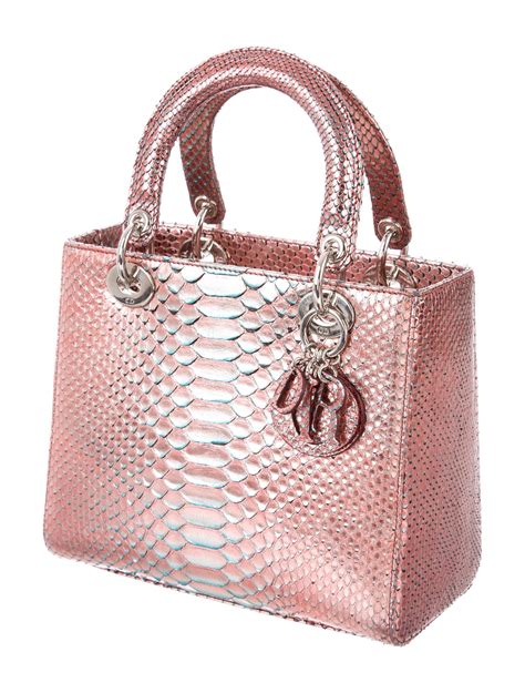 christian Dior python handbags